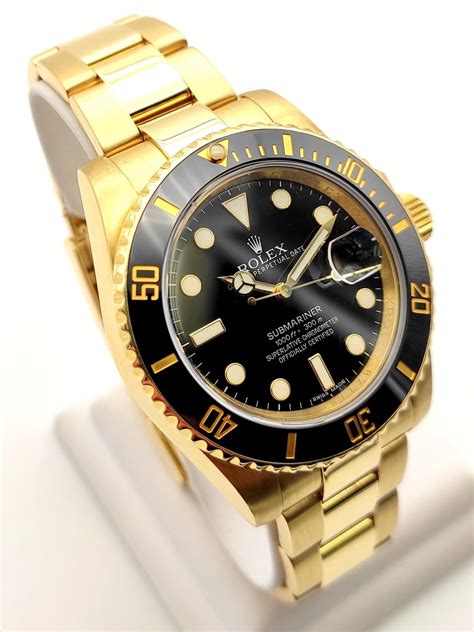 rolex submariner gild|gold rolex submariner for sale.